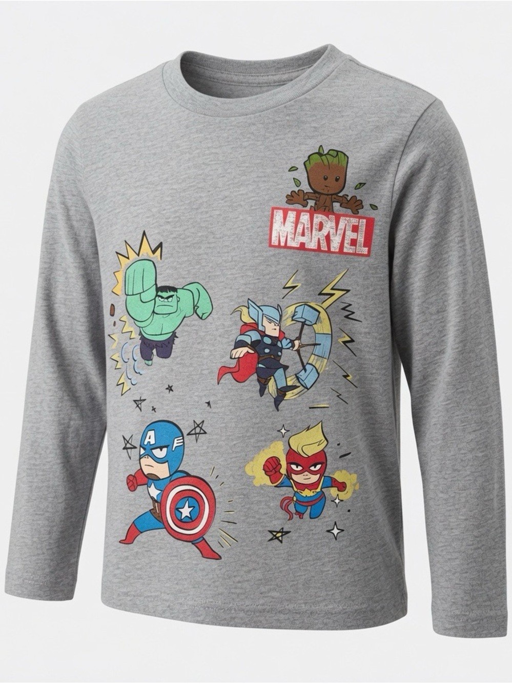 🟢3/$15 Marvel Heroes Cartoon Shirt